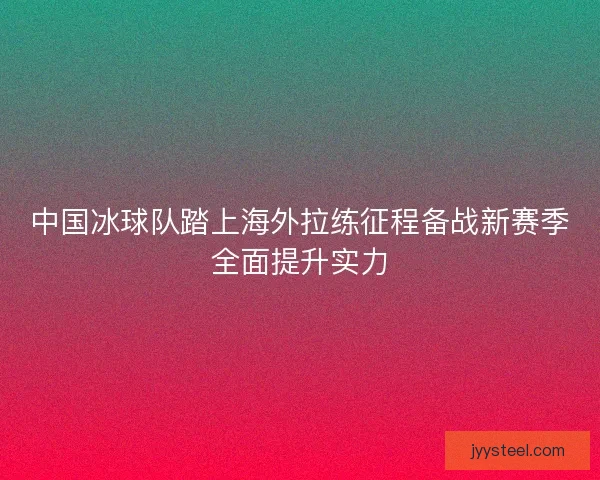 中国冰球队踏上海外拉练征程备战新赛季全面提升实力 中国冰球队踏上海外拉练征程备战新赛季全面提升实力